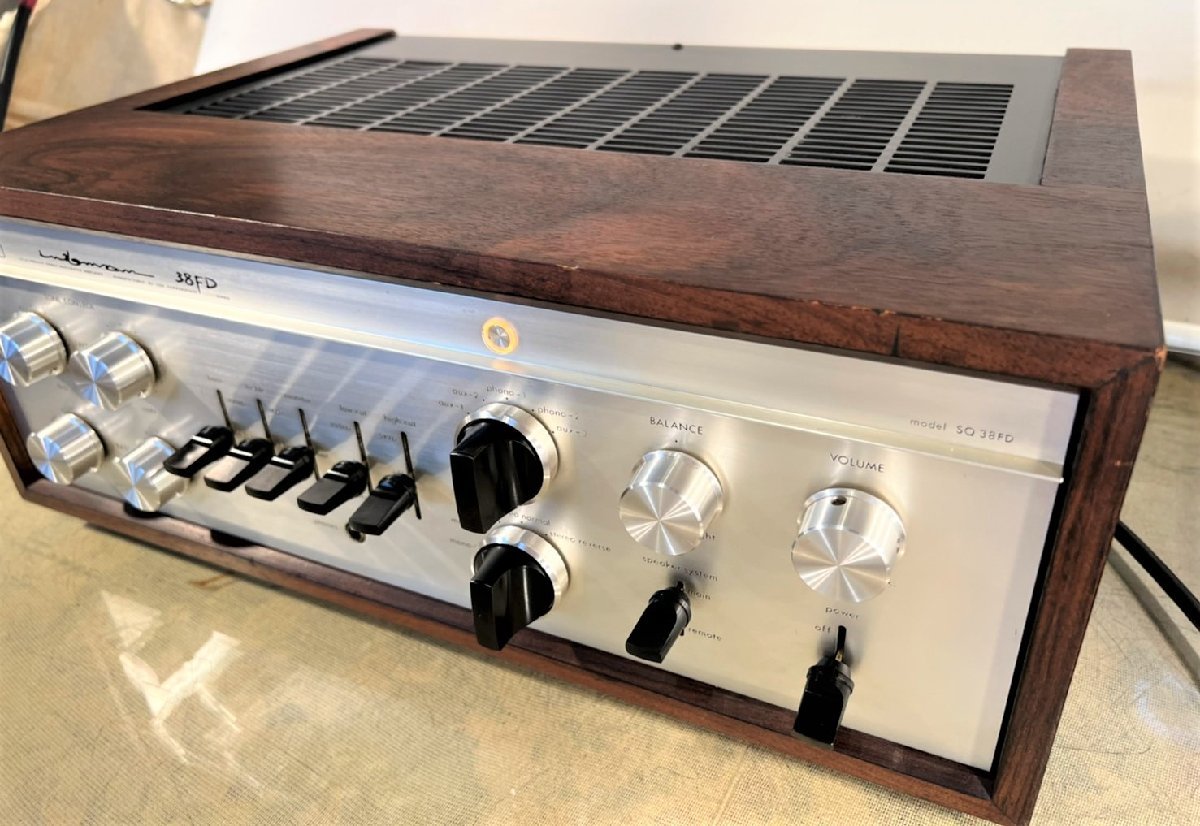 ♪半年間保証♪　新品５０CA10を４本搭載　これぞ銘機　LUXMAN SQ-38FD 真空管プリメイン渾身の徹底メンテ　 取説、電源コード付属_画像2