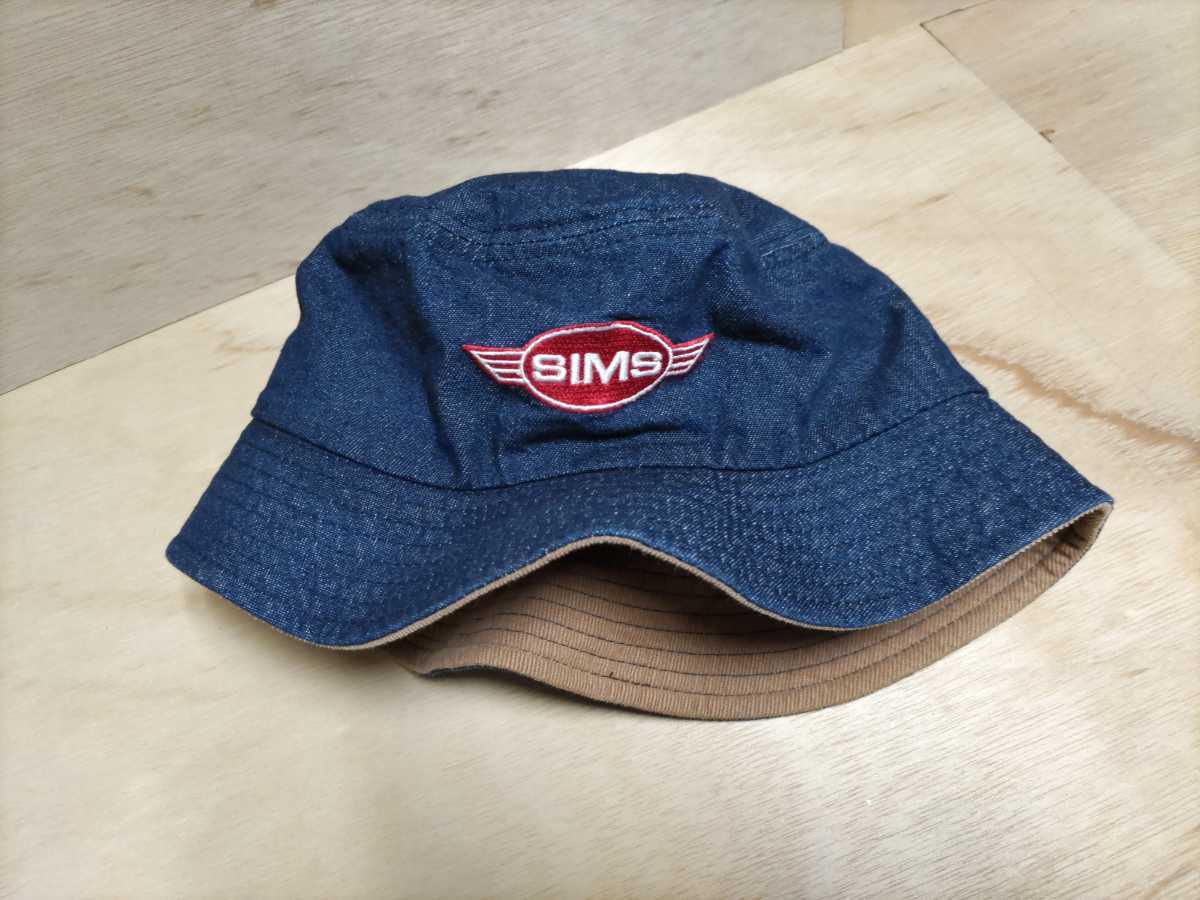 100％本物 旧ロゴ シムス SIMS スケートボード ハット 帽子 デニム