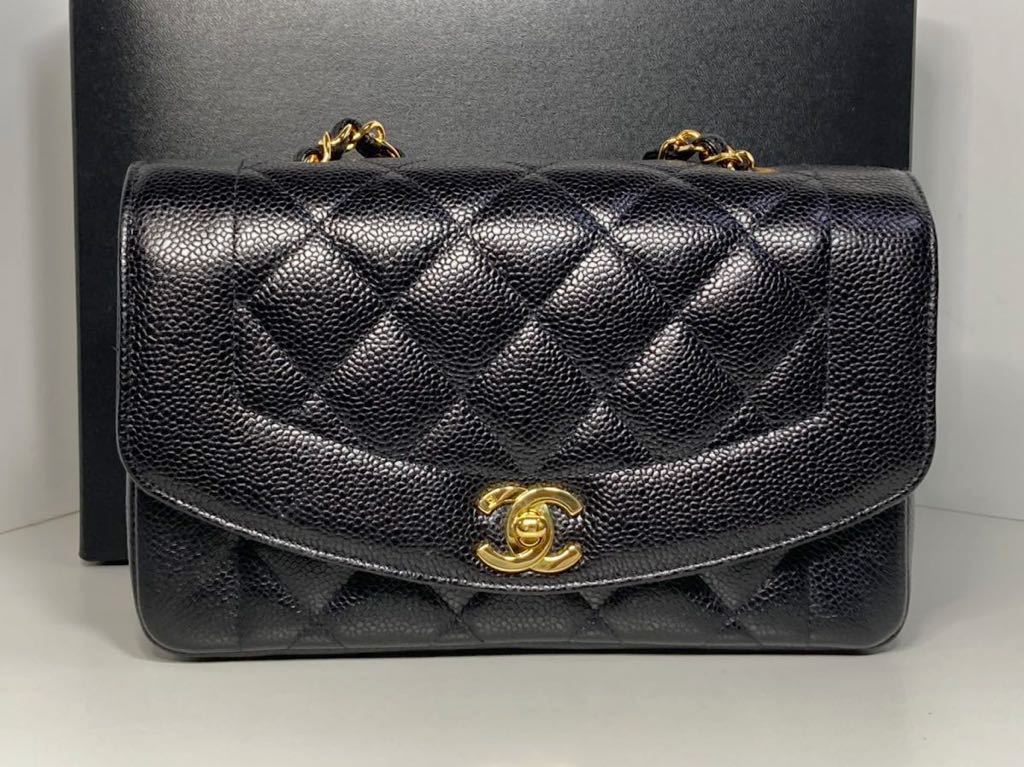 新品同様】 CHANEL ダイアナフラップ チェーンショルダー 22cm