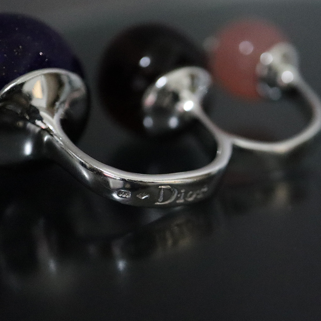  Christian Dior кольцо tsu Yinling gSV925lapis б/у D9532