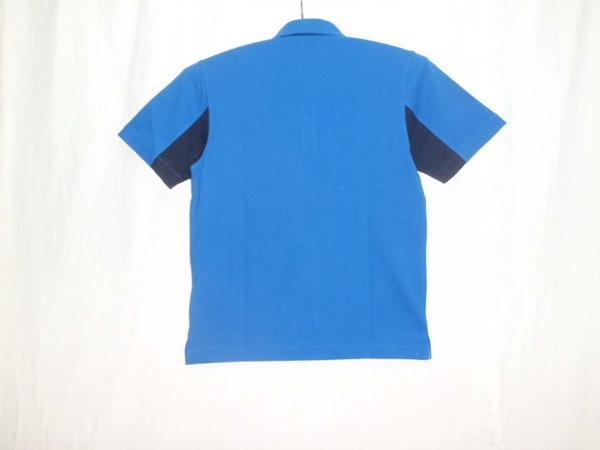 PAGELO：半袖ポロシャツ：L寸：ブルー:61-2822-07_画像3