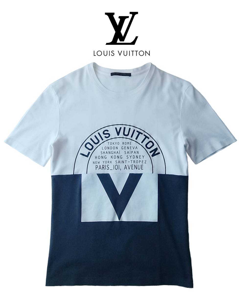 スタニングルアー VUITTON ロゴ カットソー Tシャツ ホワイト 半袖 