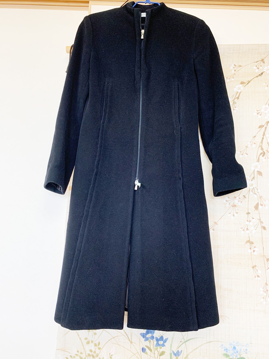 EMPORIO ARMANI Emporio * Armani женский пальто чёрный б/у одежда б/у s02