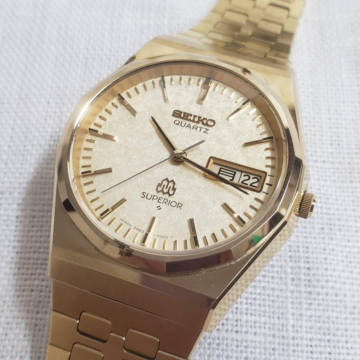 ヤフオク! - デッドストック品 SEIKO TWIN QUARTZ SUPERIOR ...