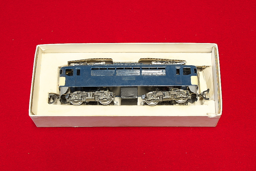鉄道模型 電車 ED100型 電気機関車 KTM コンテナ カツミ模型 KATSUMI HOゲージ 元箱付き 動作未確認_画像1