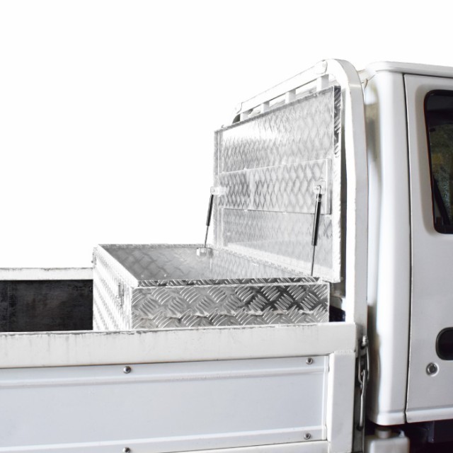 万能アルミボックス工具箱2tトラック 荷台1500×600×500mm 組み立て