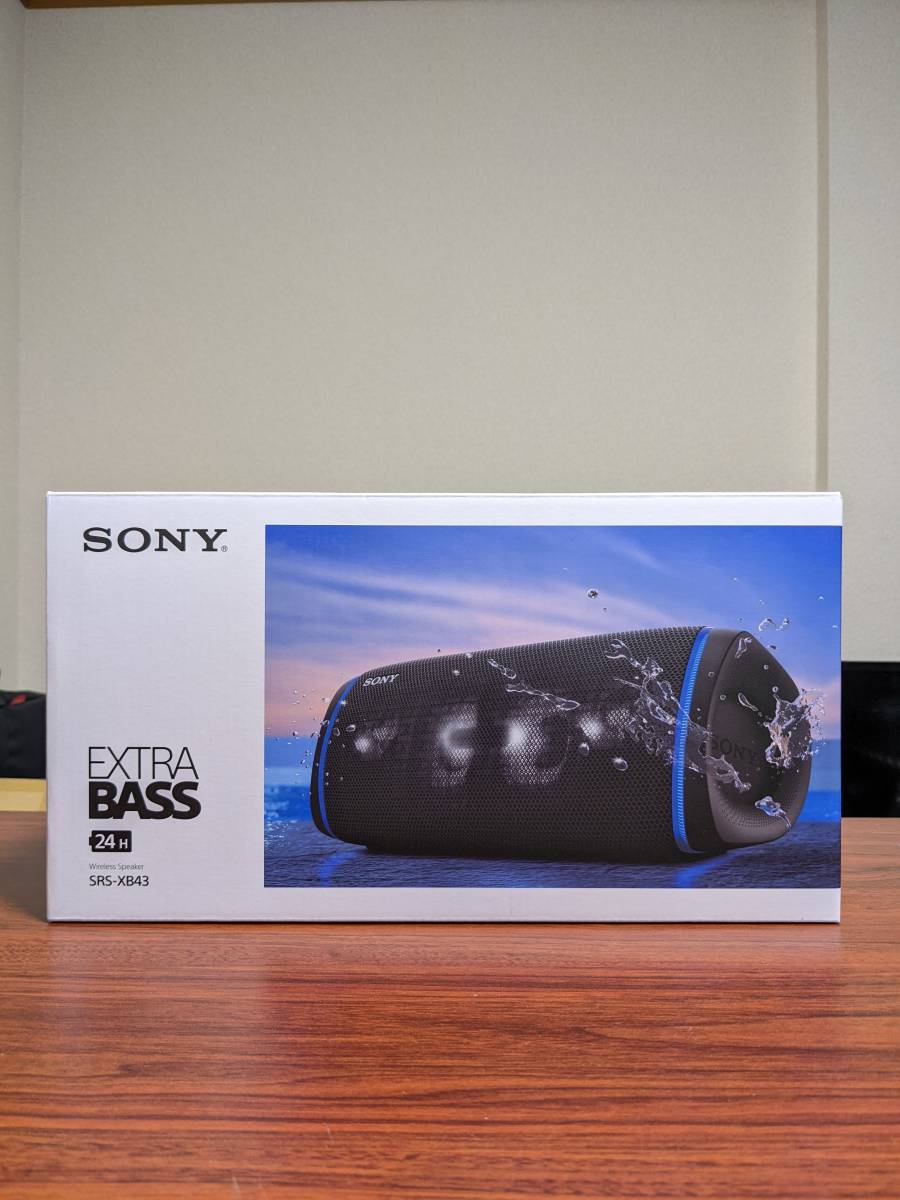 ソニー SONY SRS-XB43 B ワイヤレスポータブルスピーカー [Bluetooth