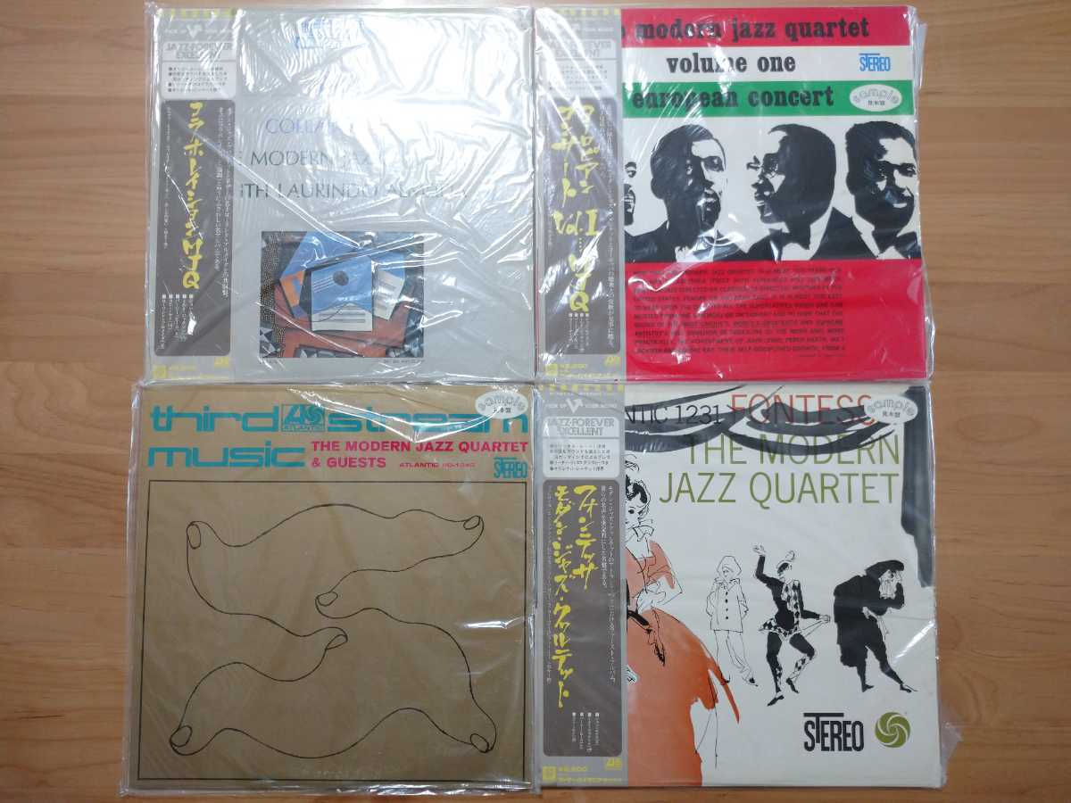 ★Modern Jazz Quartet★Third Stream Music ★Fontessa 帯付★European Concert 帯付★Collaboration 帯付★見本盤★4LPレコード★中古品_画像1