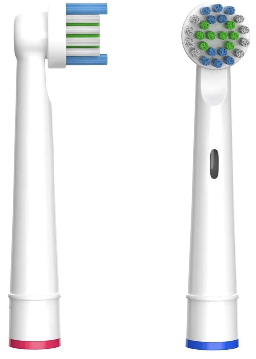 電動歯ブラシ交換ヘッド Oral-Bブラウン歯ブラシと互換 替ブラシ ブラウンオーラルB 4本セット