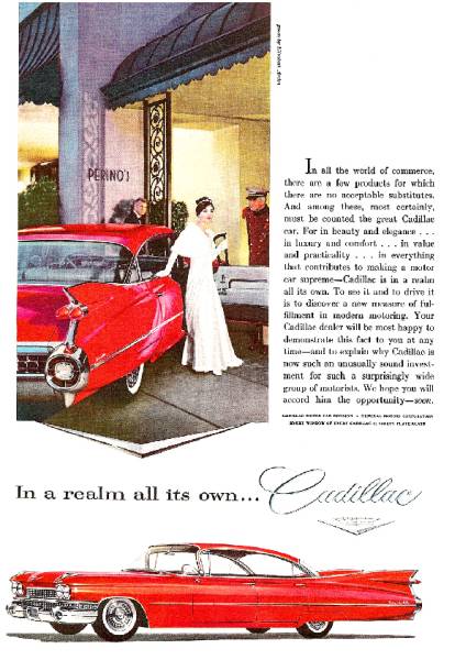 ◆1959年の自動車広告　キャデラック　セビル　CADILLAC　GM_画像1