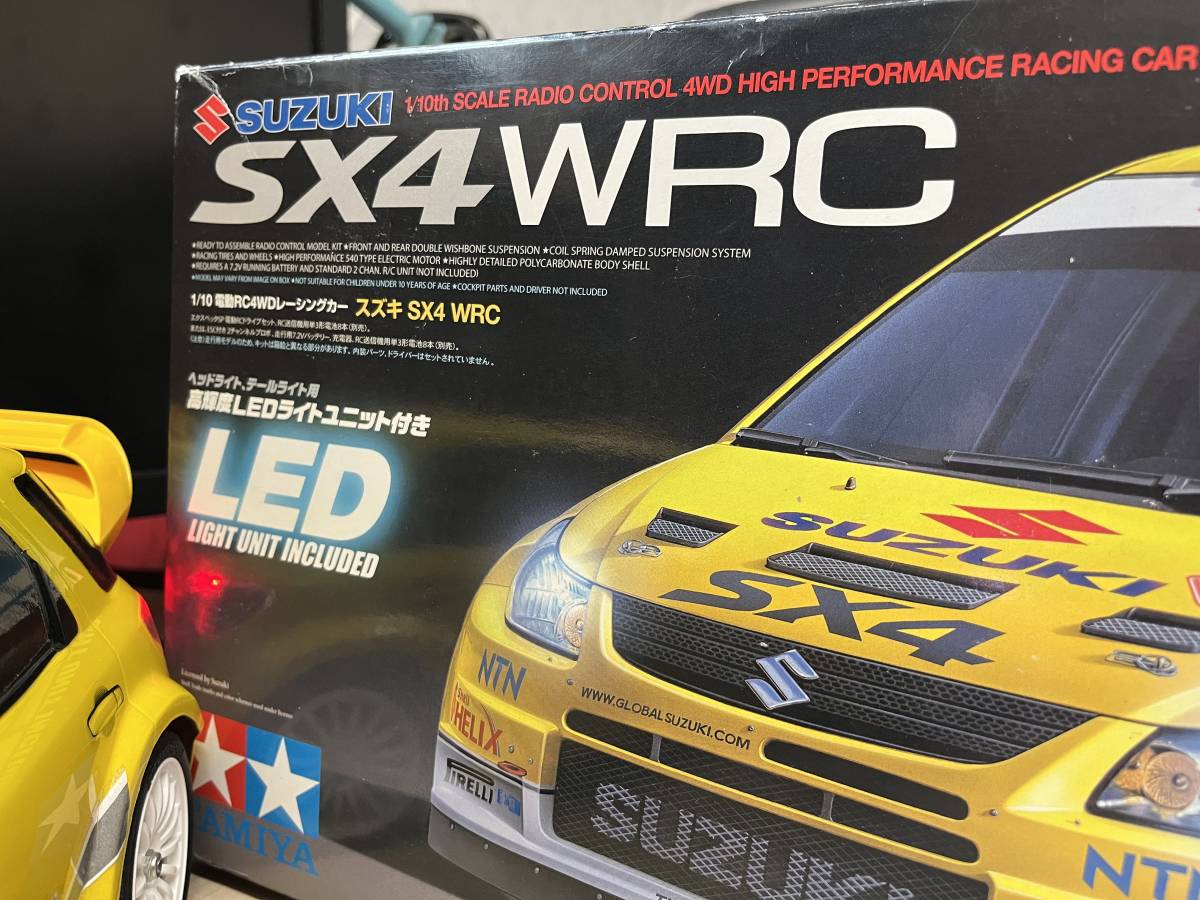 タミヤ 1/10RC スズキ SX4 WRC LED TT01 TYPE-E 貴重 絶版 - ホビー