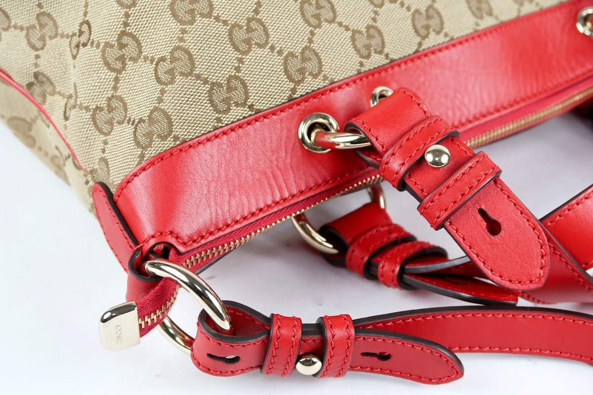 【超美品】GUCCI グッチ GG 2WAYショルダー ハンドバッグ ベージュ系 309122・520981【MG46】_画像5