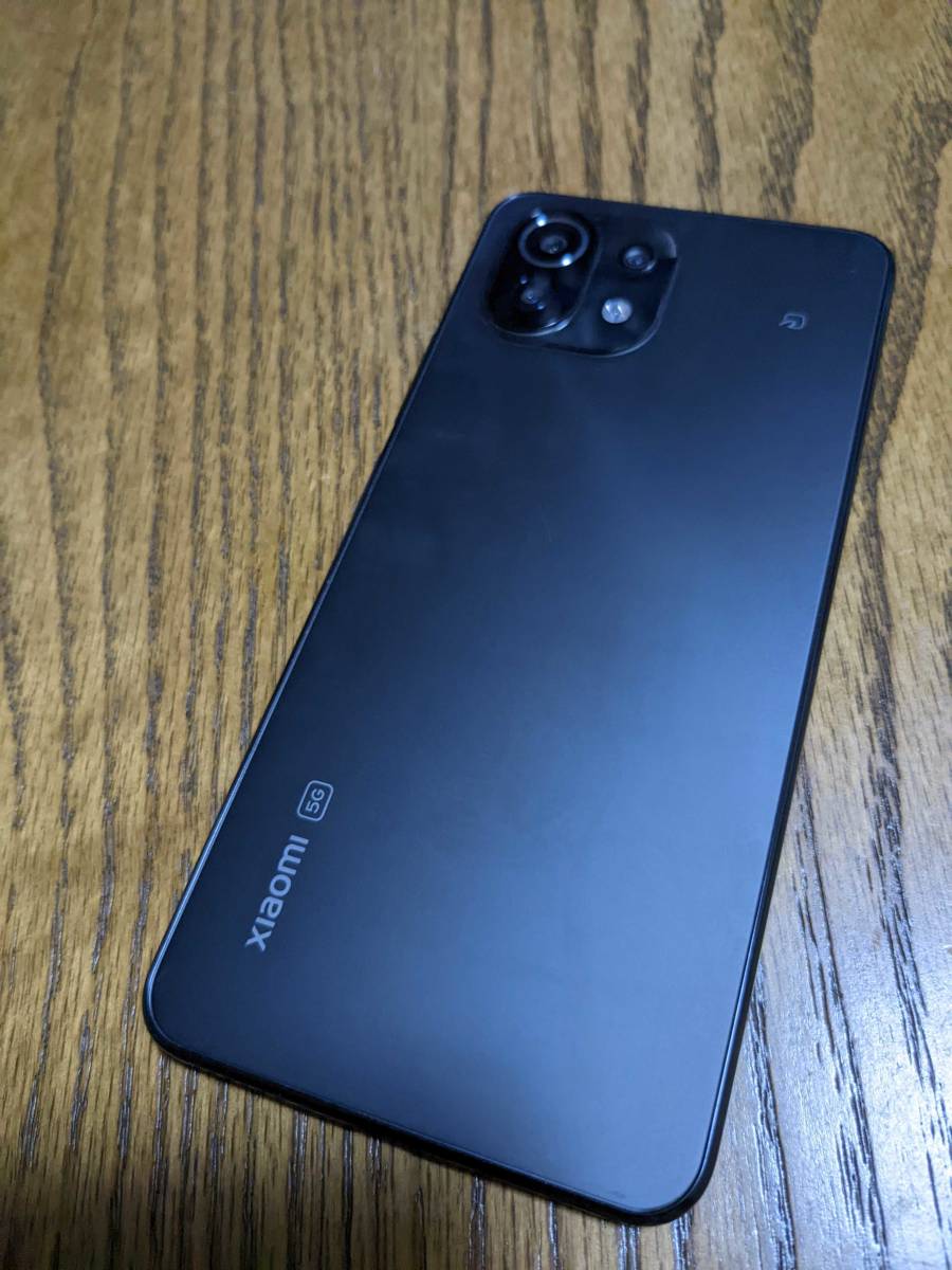 美品】国内版 SIMフリー Xiaomi Mi 11 Lite 5G Truffle Black ブラック