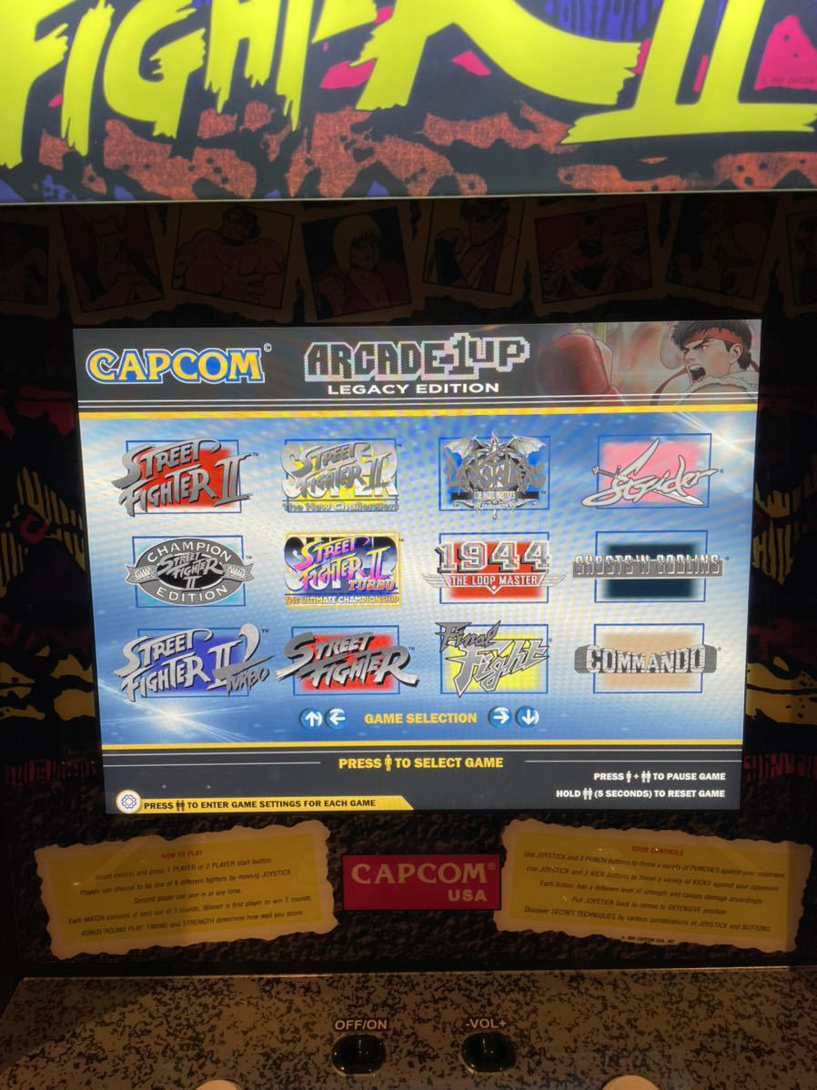 32％割引【在庫僅少】 Arcade1Up Street Fighter II 12-IN-1 Legacy アーケード１UP カプコン レガシー  エディション 動作確認済み アーケードゲーム ゲーム おもちゃ、ゲーム-BEZMEZHNIST.ORG