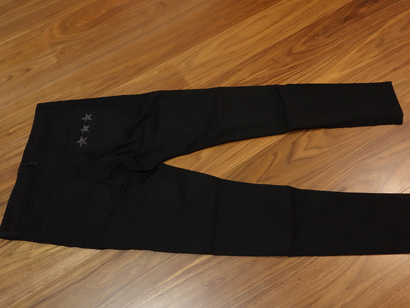 新品 未使用 GIVENCHY ジバンシィ ブラックデニム ストレッチ ボトムス