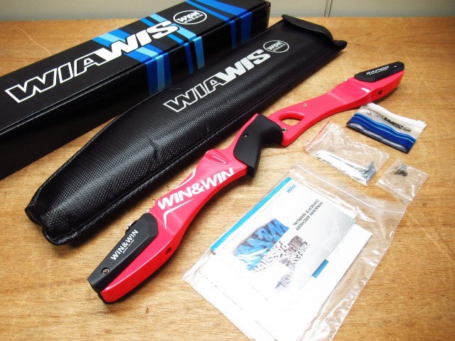 美品 win&win RAPIDO ラピード ハンドル 25 RH カーボン レッド