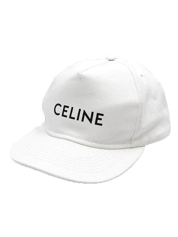 ヤフオク! - CELINE セリーヌ ロゴプリントベースボールキャップ