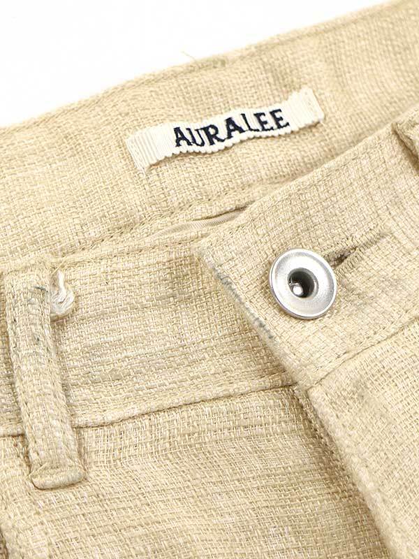 オーラリー 20SS AURALEE リネン ジャケット ベージュ 海外輸入 www.m