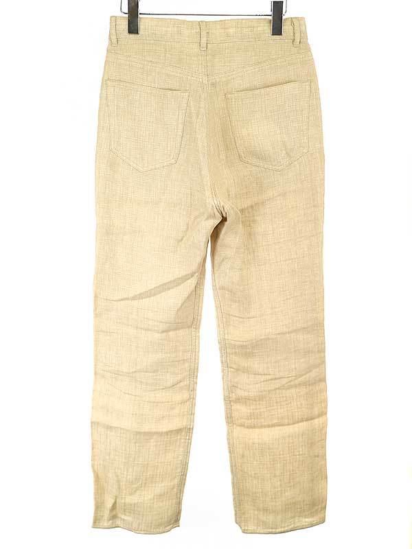 AURALEE◇20SS LINEN DOUBLE FACE 5P PANTS/3/リネン/ネイビー AURALEE◇20SS LINEN DOUBLE FACE 5P PANTS/3/リネン/ネイビー