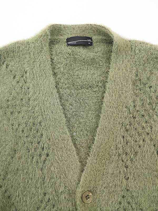 LAD MUSICIAN ラッドミュージシャン 20SS NYLON SHAGGY KNIT ナイロン