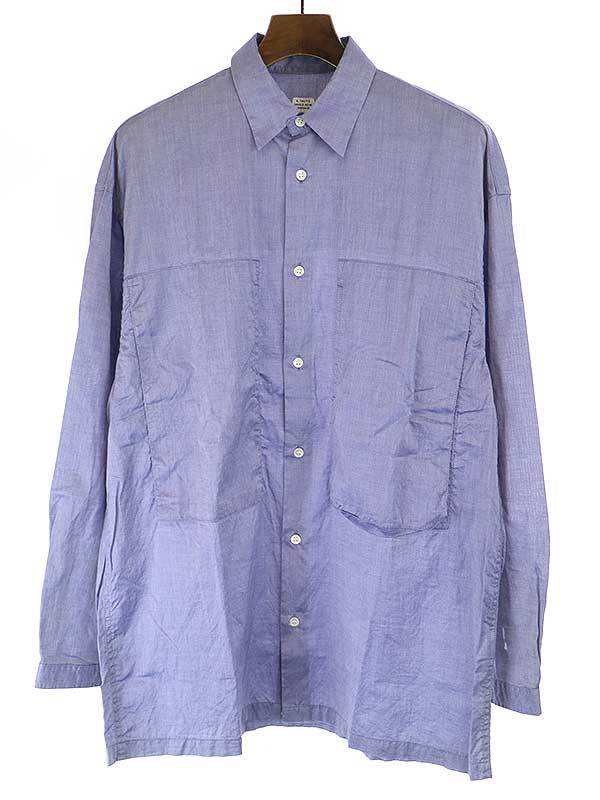 トップス COMOLI LINEMAN CHECK SHIRT Mの通販 by f|コモリならラクマ