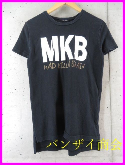 [ postage 300 jpy possible ]0290m192* translation have *MILK BOY Milkboy short sleeves T-shirt / made in Japan / cut and sewn / jacket 