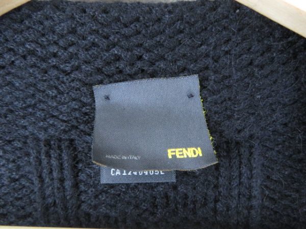 1290c141◇イタリア製◇アルパカ混◇FENDI フェンディ 厚手 ウール