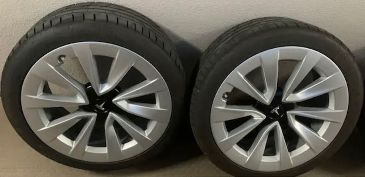 高価値】値下げ テスラモデル3 LR純正19インチホイール1本 4の4