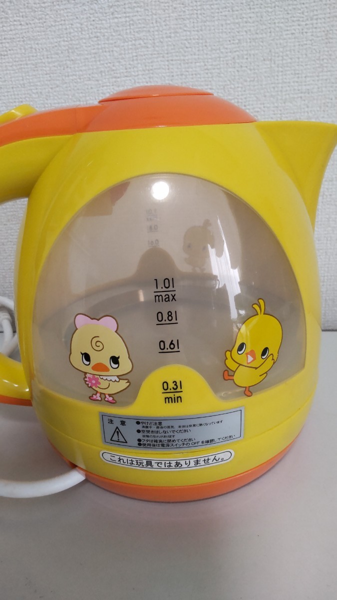 チキンラーメン ケトル 未使用品 箱無し 動作確認済み 電気 チキンラーメン ケトル 未使用品 箱無し 動作確認済み 電気