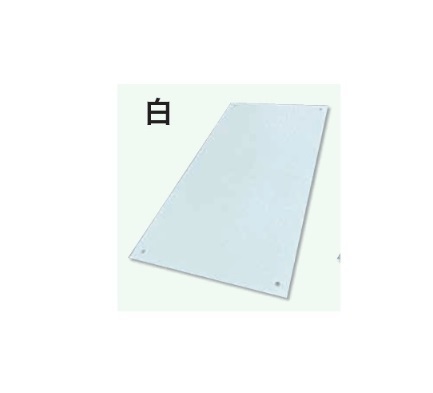 ウッドプラスチック Wターフ 白 3×6 (板厚6mm 重量10kg) サイズ910×1820mm×8mm（板厚6mm＋滑り止2mm) プラスチック製 敷き鉄板_画像1