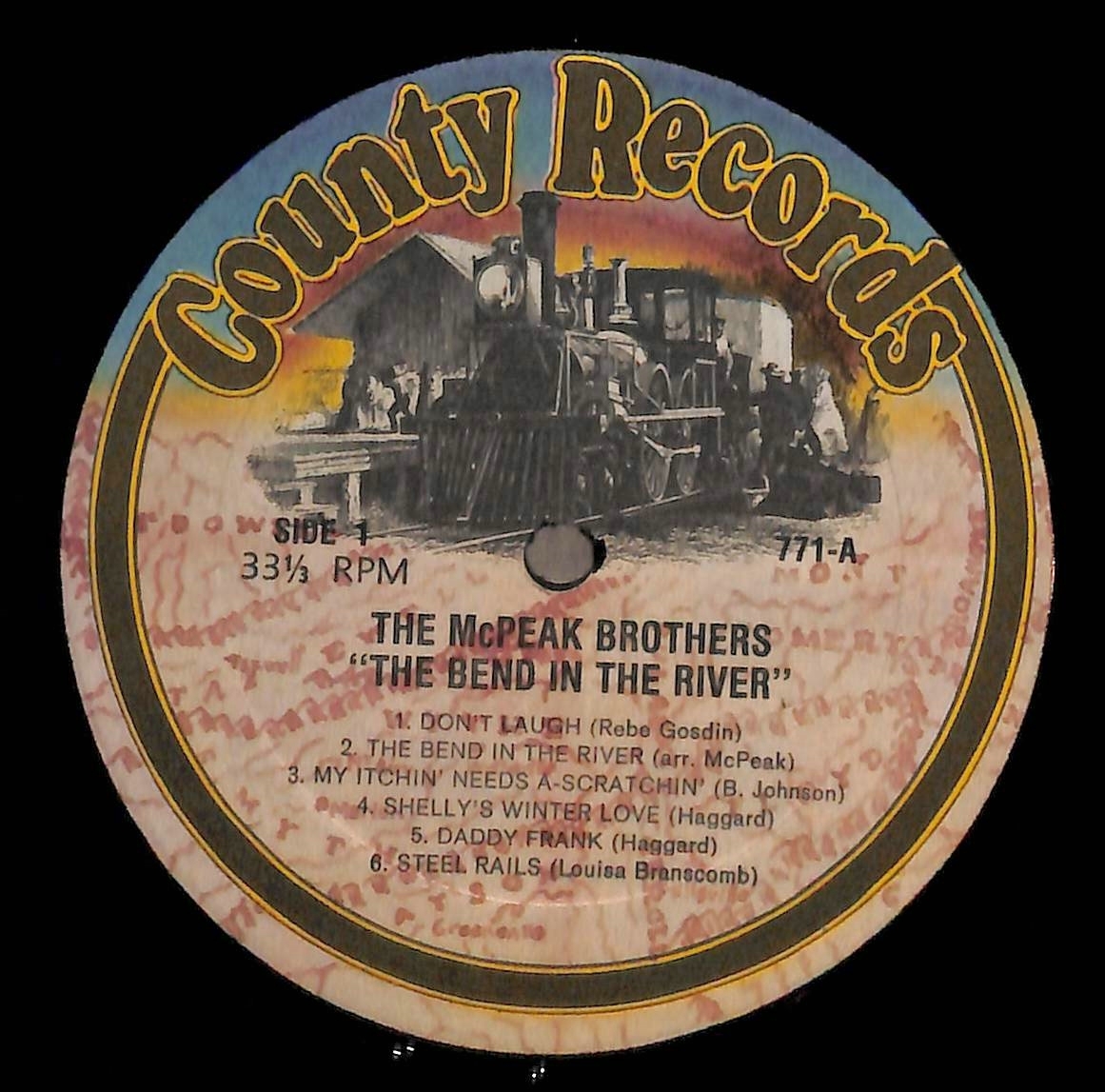 THE McPEAK BROTHERS / BEND IN THE RIVER ○LP_画像3