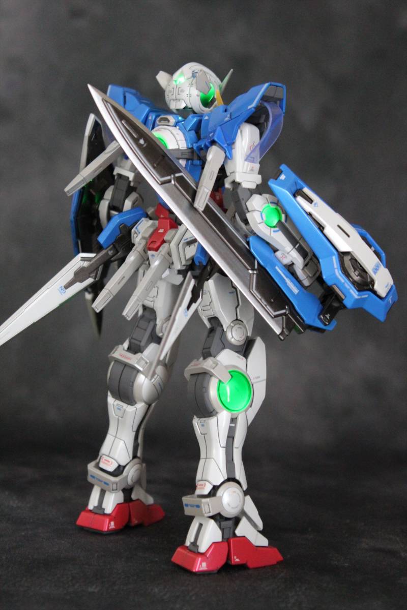 Yahoo!オークション - 【MG】エクシア 電飾・塗装済み完成品 機動戦士