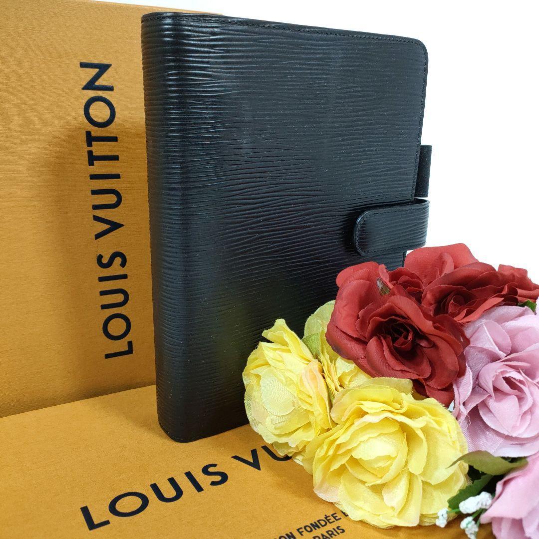 良品 LOUIS VUITTON ルイヴィトン システム 手帳カバー アジェンダMM