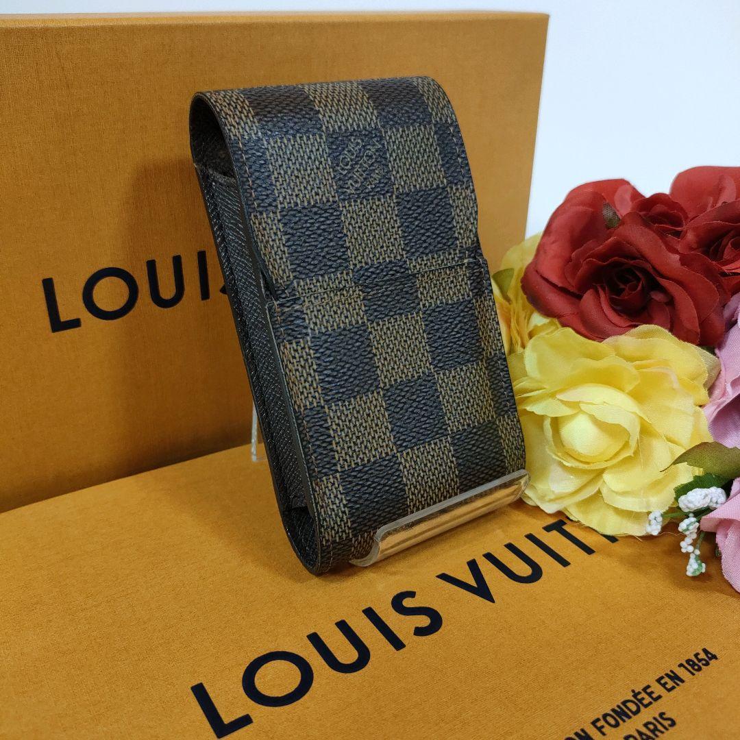 美品 LOUIS VUITTON ルイヴィトン ダミエ エテュイ シガレットケース