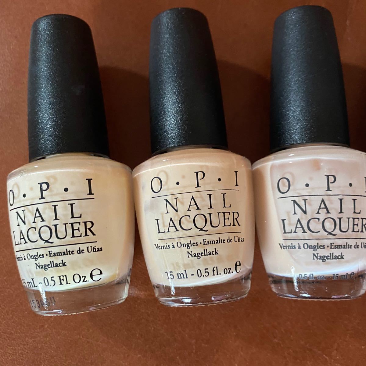 OPI ネイルラッカー マニキュア ネイルカラー　使いやすいベージュ系　7本セット