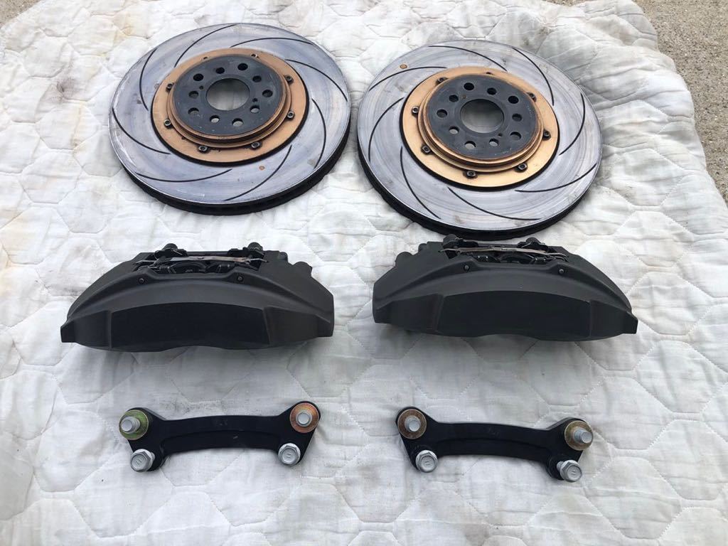 ホワイトブラウン 86 BRZブレンボ フロント4pot キャリパー