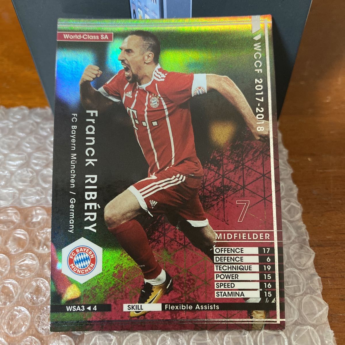 ◆WCCF 2017-2018 フランク・リベリー Franck RIBERY Bayern Munchen WSA◆_画像1