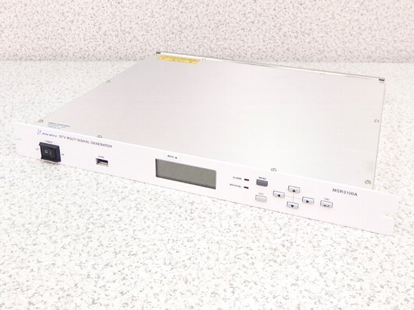 ■※【現状品】 EIDEN/営電 DTV Multi Signal Generator DTVマルチ信号発生器 MSR3100A ラック組込型 通電確認済