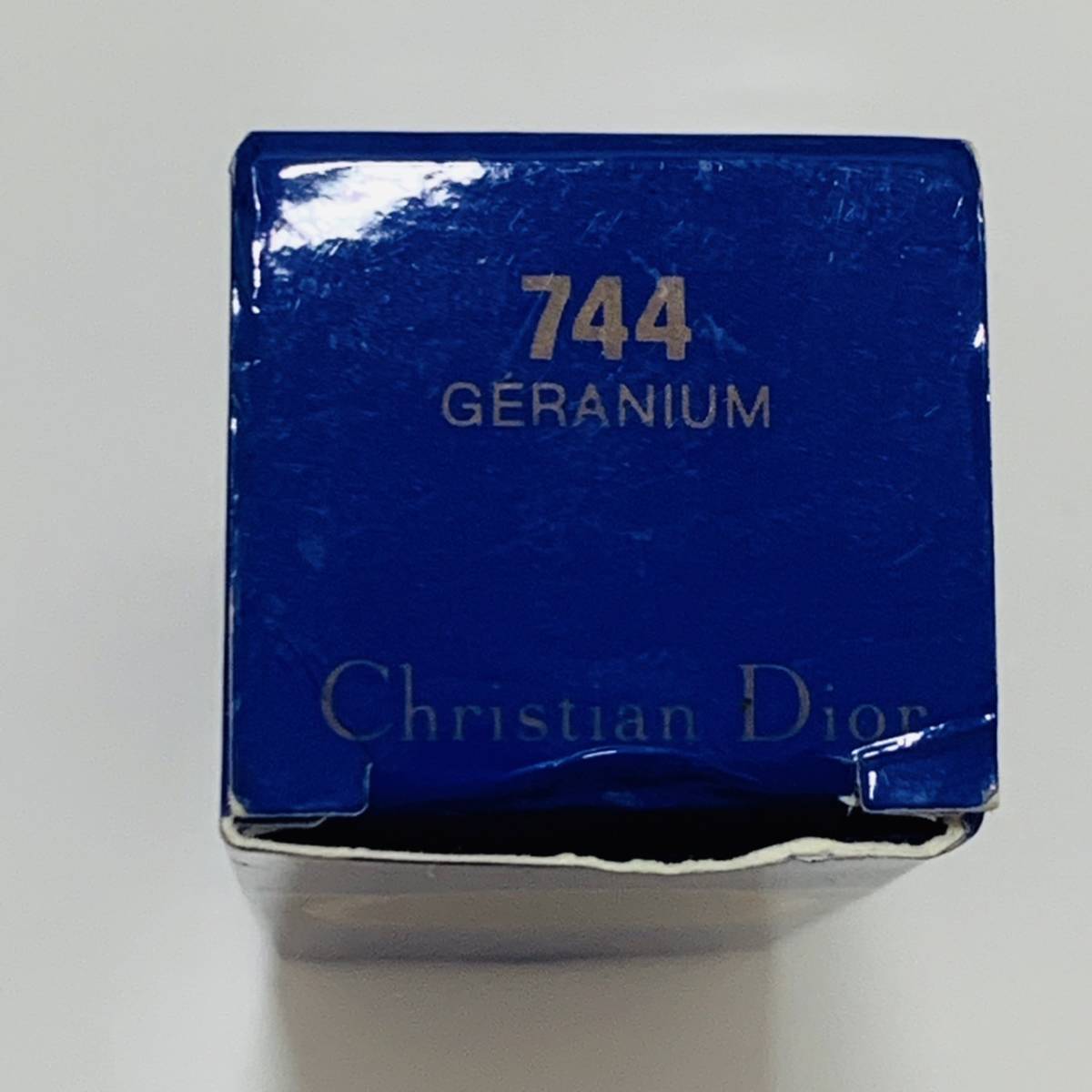 #986 Christian Dior PARIS ディオール 口紅 アメニティー 3.5ｇ 744 インテリア 箱付き 現状保管品_画像7