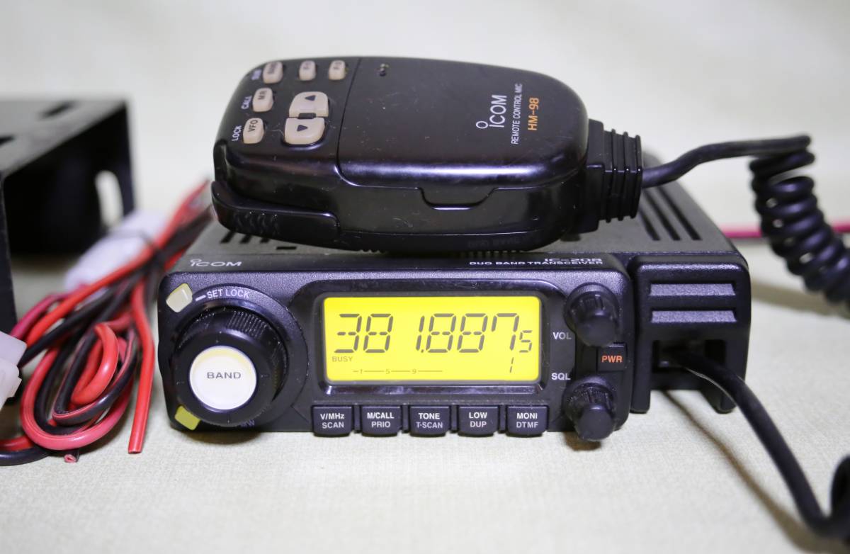 ICOM IC-208D 受信改造済み Yahoo!オークション - アイコム IC-208D 144/430MHz 50W 受信
