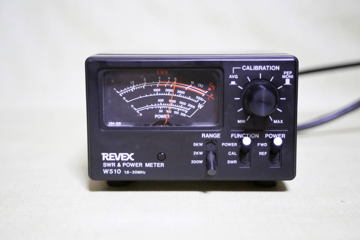 5KW POWER&SWR計 REVEX 値下げ REVEX リーベックス SWR&POWER計 W510 1.6~30MHz 5KW