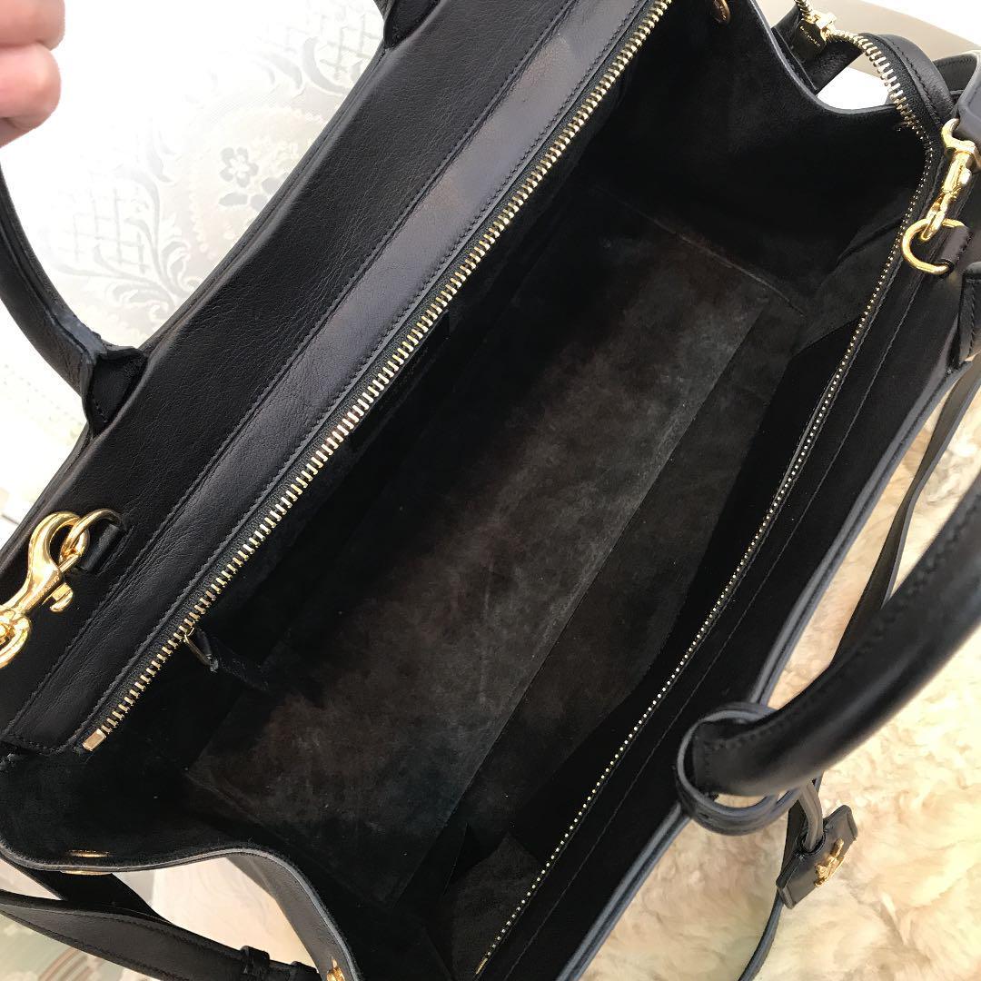 ☆美品☆サンローランパリ カバ・リヴゴーシュ 2WAYバッグ ハラコ