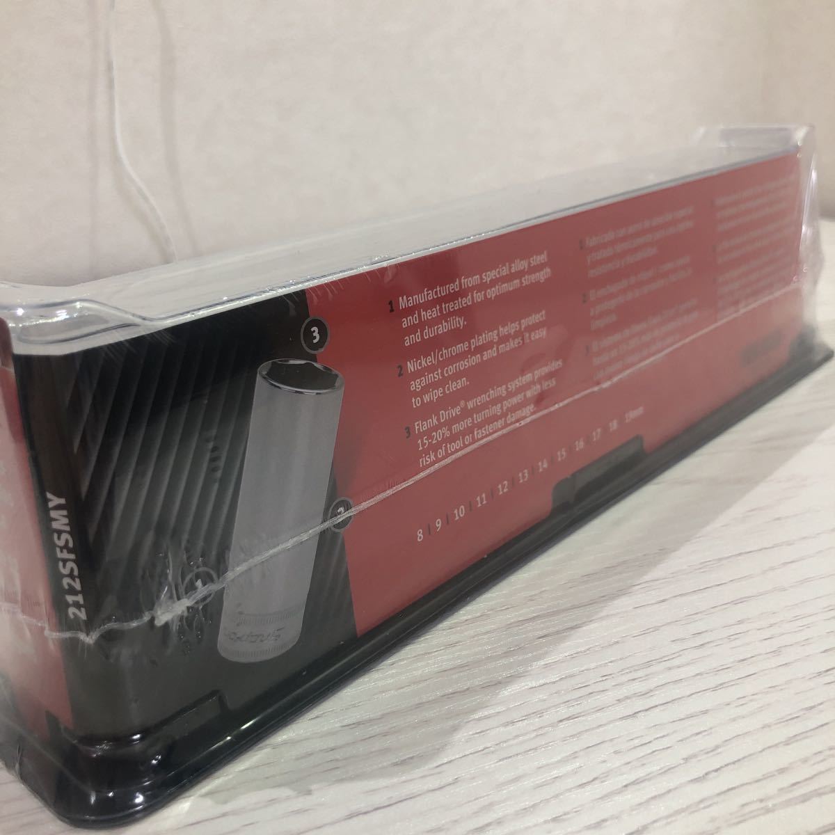 新品 スナップオン 3/8 ディープソケット セット 212SFSMY Snap-on