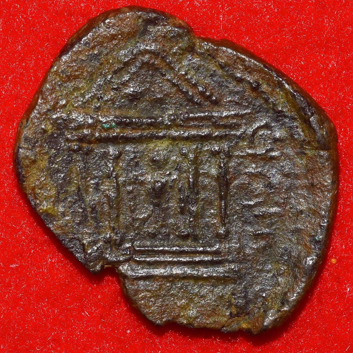 真正保証】2世紀ローマ属州アシア AE24青銅貨 ハドリアヌス帝