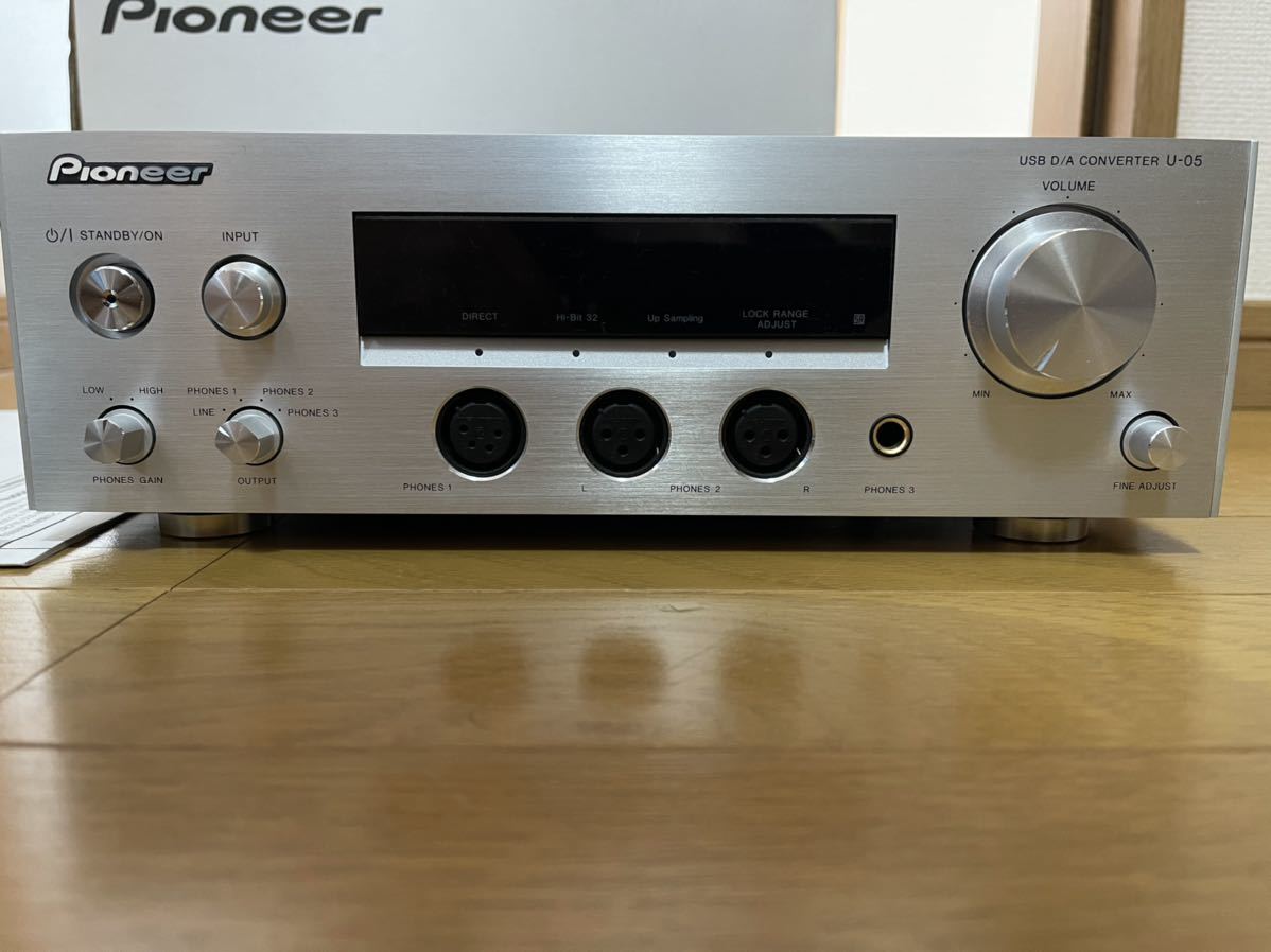 極上美品】Pioneer パイオニア U-05 ヘッドホンアンプ内蔵 USB DAC D/A