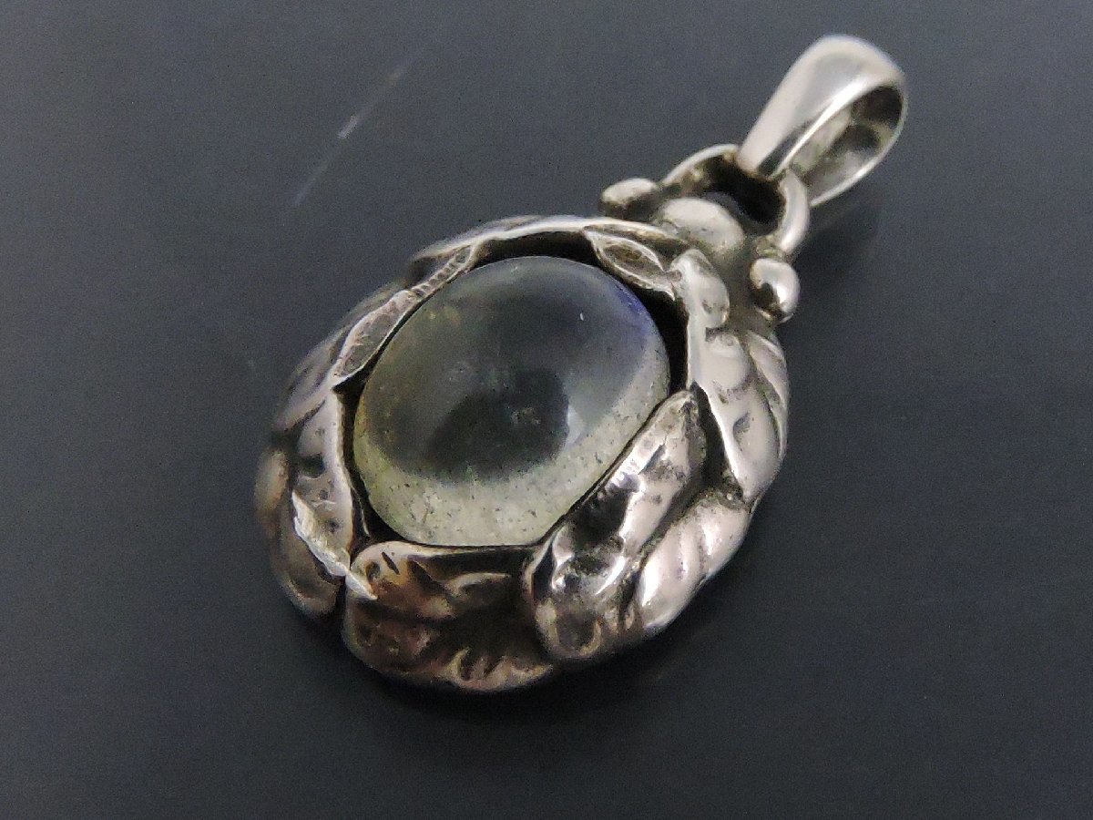 正規品 ジョージ ジェンセン Georg Jensen シルバー925 カラーストーン