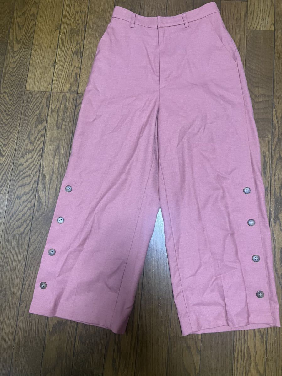  Mayson Grey side button wide pants 0 size 5 number 