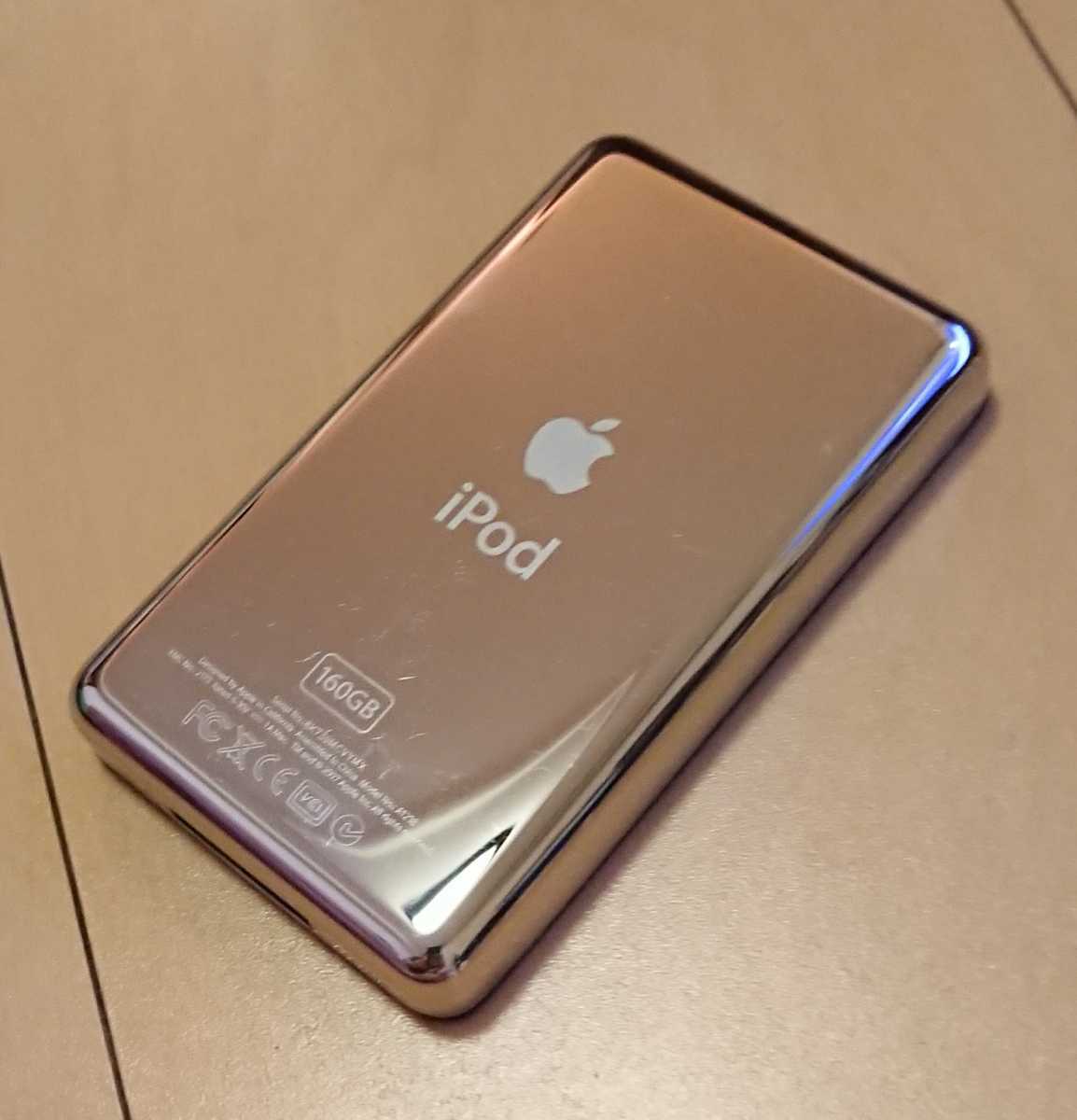 iPod Classic 最終モデル 第6 5世代 160GB A1238 ブラック 動作 iPod Classic 最終モデル 第6 5世代 160GB A1238 ブラック 動作