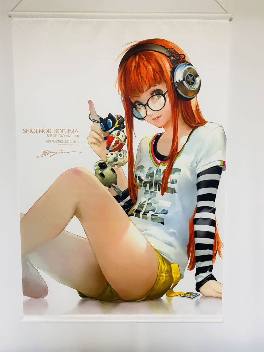ペルソナ5 佐倉双葉 副島成記 ART WORKS エビテン特典 B2 ペルソナ5 佐倉双葉 副島成記 ART WORKS エビテン特典 B2