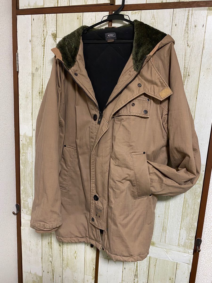 最終値下☆G-STARRAW ☆ユーズド中わたアウター ☆ベージュ系☆Mサイズ